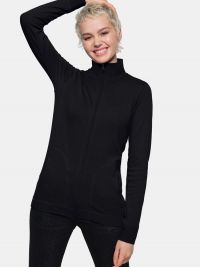 Damen Sweatjacke schwarz